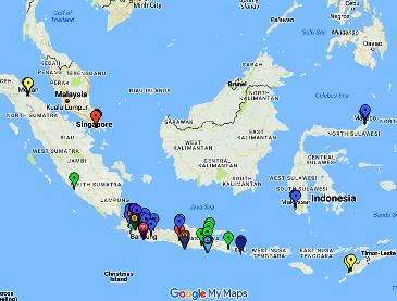 Peta Lokasi (Google Map) Program Perkuliahan Pengusaha Nomor